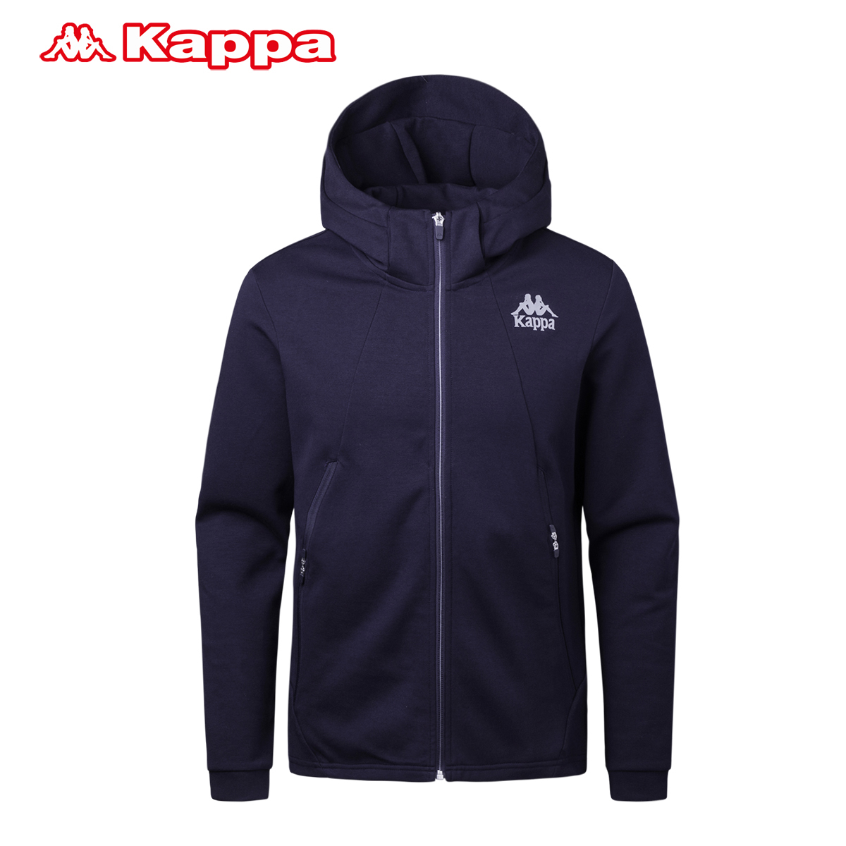 Kappa卡帕男装外套运动卫衣春秋男士背靠背连帽运动服 K0752MK05