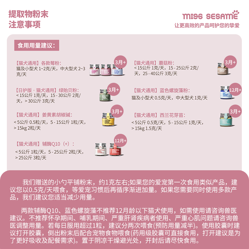 西思米蔓越莓粉猫咪狗狗蘑菇菌菇粉泌尿关节宠物通用营养姜黄