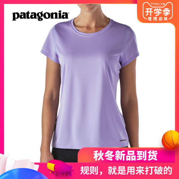 PATAGONIA巴塔哥尼亚W's S/S Fore Runner 越野跑速干T恤女23363