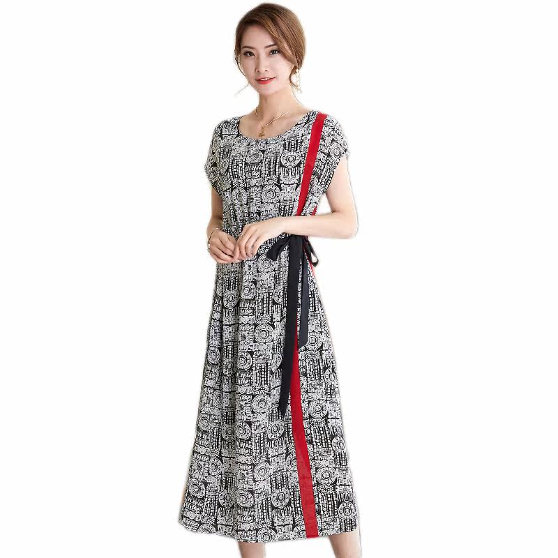 杭州重磅真丝连衣裙女2018新款大牌清仓夏装