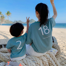 ivan家亲子装夏装不一样的网红母子装夏季短袖抖音母女装洋气款