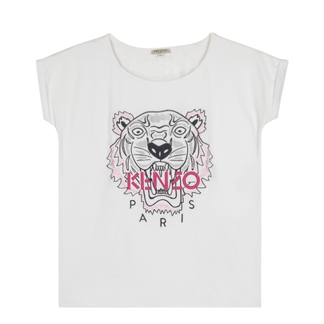 KENZO/高田贤三 新款童装短袖T恤 KL10068-01商品大图