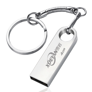 包邮雪岩4gbu盘个性金属创意刻字定制logo礼品可爱迷你投标u盘4g