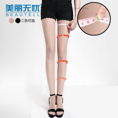 瘦腿袜超薄款瘦身袜女丝袜子肉色肤连裤防勾丝美腿塑形超紧身强压