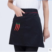 围裙帽子厨房厨师工作腰布男烘焙蛋糕店餐厅半身韦腰短款 女士定做