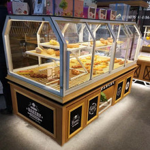 面包柜中岛柜展示柜铁艺货架面包店展示柜商品柜蛋糕模型柜边柜