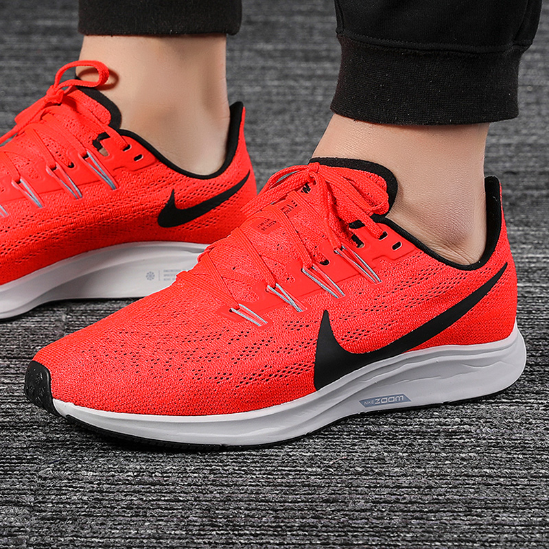 NIKE Nike Men's Shoe 2019 Winter New Air Zoom Cushioned Shoe Mesh Sneaker Cushioned Running Shoe