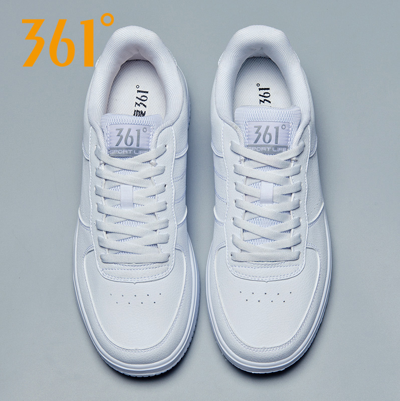 361 men's shoes, board shoes, men's Air Force One, 361 degree autumn and winter sports shoes, small white shoes, casual shoes, Skate shoe