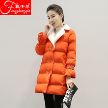 反季羽绒棉服女装冬季外套加厚棉衣女中长款韩版棉袄2018冬装新款图片