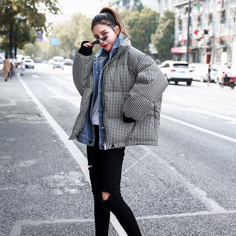 反季棉服女短款2018冬季新款学生小棉袄女装外套加厚冬衣bf面包服商品大图