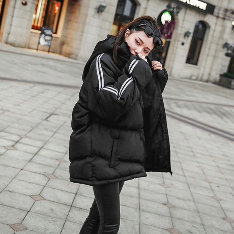 冬季羽绒棉服女短款学生宽松bf棉衣加厚面包服冬天小棉袄外套女装商品大图