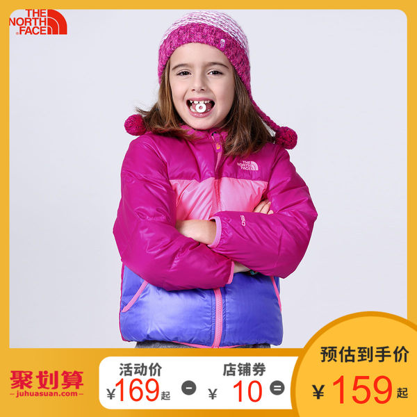 TheNorthFace/北面童装冬季女童防风保暖外套4-8岁儿童羽绒服CSB1