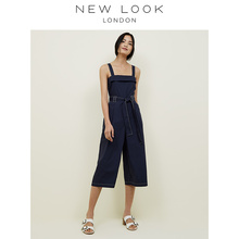 NEW LOOK2018夏新款女式背带休闲系带连体裤|5816499