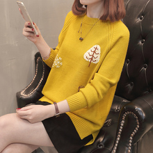 ins超火的毛衣女2018新款女装韩版chic针织衫网红慵懒风套头打底图片