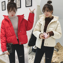 新款冬季羽绒棉服女韩版加厚面包服学生短款棉衣女小棉袄外套女装图片