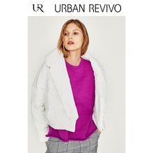 UR2017秋冬新款女士女装翻领短款保暖羽绒服外套WG40R1KN2004图片