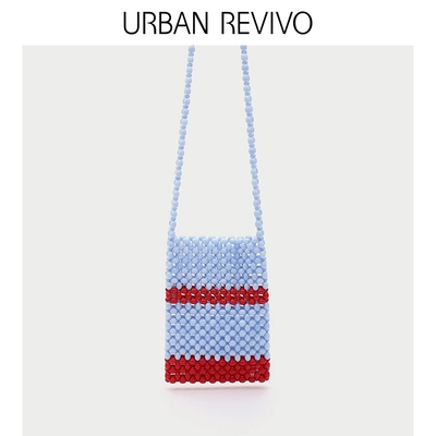 URBAN REVIVO2018秋冬新品青春女装配饰编织手机包AL34SB0N2000