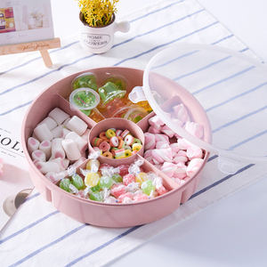 小麦秸秆创意多格糖果盒