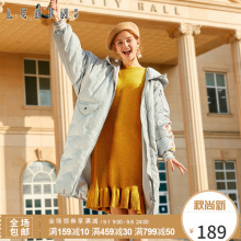 乐町春装2018新款女复古荷叶边连衣裙气质长裙鱼尾裙学生打底裙图片