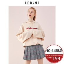 乐町卫衣女长袖慵懒风2018秋装新款韩版宽松套头连帽外套ins超火图片
