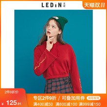乐町卫衣2018新款女长袖韩版宽松潮酷港风ins超火连帽慵懒风上衣图片