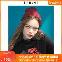 乐町卫衣2018新款女秋冬潮抽绳慵懒风上衣女宽松怪味少女港风学院图片