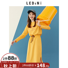 乐町字母连衣裙ins超火的A字裙2018夏装新款女T恤裙韩版休闲高腰图片