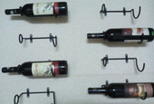简易酒架铁艺壁挂红酒架餐厅仓储壁挂酒架葡萄酒专卖店壁挂展示架