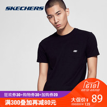 SAMS185133 休闲短袖 新款 T恤衫 针织短袖 Skechers斯凯奇男装