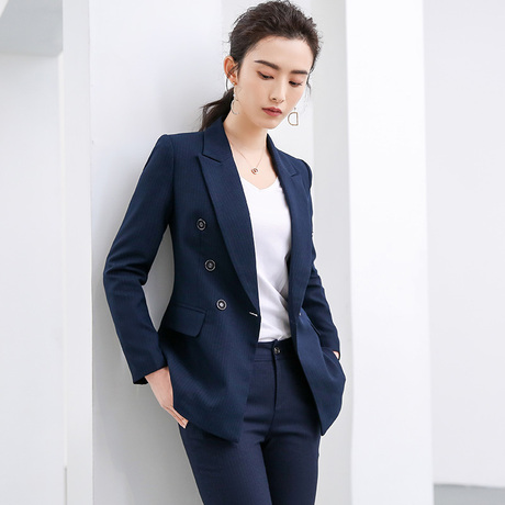 职业装女装套装2018新款时尚春装西装套裙女士工作服面试正装西服商品大图