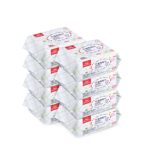 棉花秘密干湿两用巾100抽8包