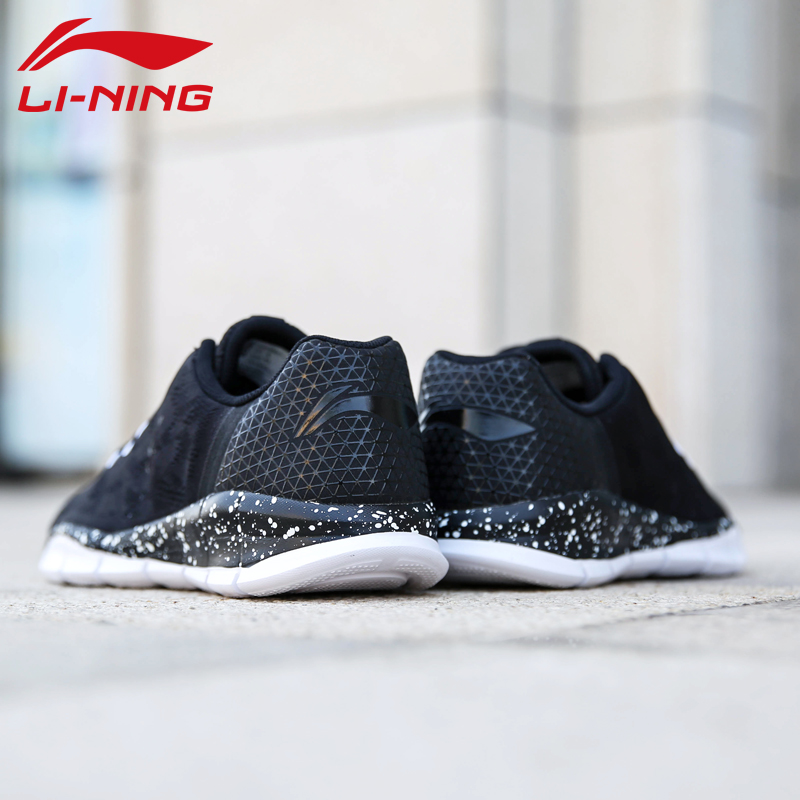 Li Ning Men's Shoe Sports Shoe Men's Summer and Autumn New Lightweight and Breathable Running Shoe Student Fitness Durable Casual Shoe Trend