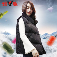 yaloo/雅鹿2018新款羽绒马甲女短款外穿韩版休闲宽松韩国外套潮图片