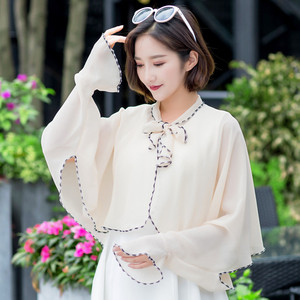 防晒披肩女夏防紫外线披风