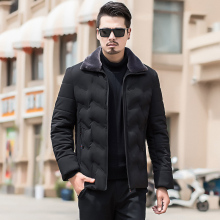 中年人男装棉服加厚棉衣爸爸冬装外套冬季衣服短款棉袄30-40-50岁