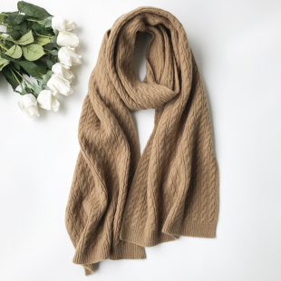 凯米尔酷纯羊毛围巾女冬季加大加厚披肩两用水