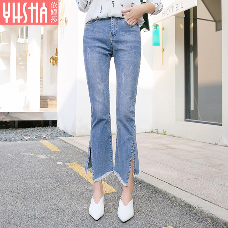 依嬅莎2018年秋季新款牛仔裤YQ18NCW5988商品大图