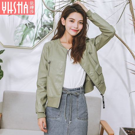 依嬅莎2017年秋季新款短外套YQ17WT183商品大图