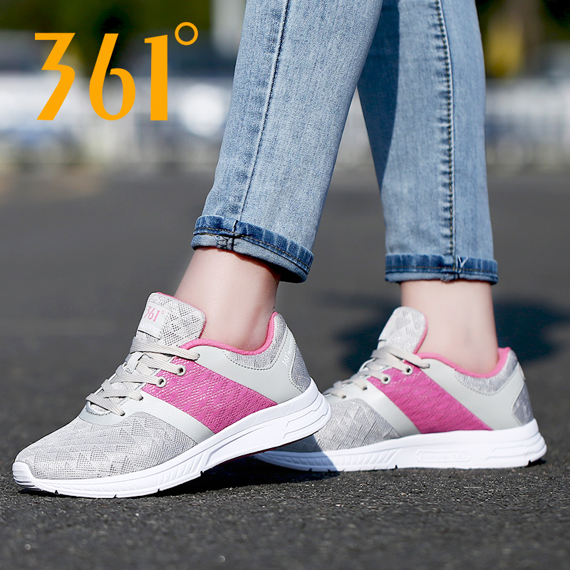 361 women's shoes Winter sports shoes women 361 degree 2019 new genuine autumn women's mesh casual running shoes