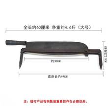 铡刀潮 老式锻打创意多功能铡草刀铡刀切草大闸刀手动家用切