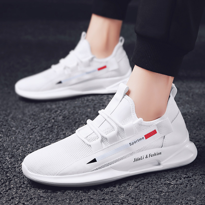 Men's shoes summer breathable 2019 new Jordan versatile sports casual trendy shoes lightweight board shoes trendy small white shoes