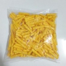 6厘膨胶涨彭胀管螺丝胶塞自攻钉配套胶粒澎涨膨胀塞管塑料 新款