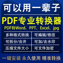 pdf转word ppt excel jpg图片PDF编辑器转换修改合并压缩软件 Win Mac