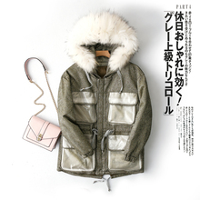 2019新款 羽绒服退染貉子毛037YR87