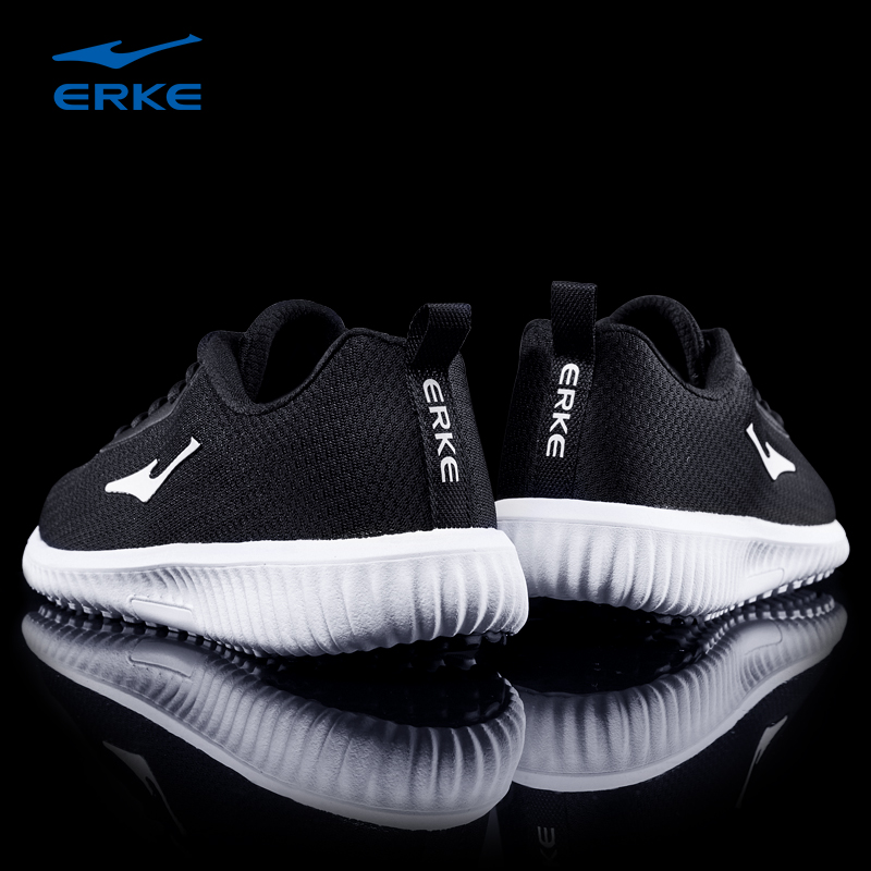 ERKE Men's Shoes Spring and Autumn 2019 New Mesh Breathable Sports Shoes Men's Casual Light Fitness Running Shoes