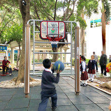 篮圈 篮球框 挂钩式篮球架 幼儿园中小学生壁挂式篮板 篮球蓝网