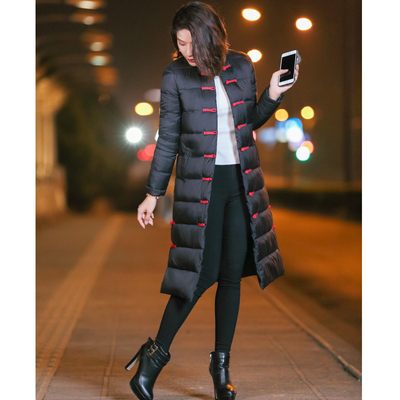 棉袄女2018新款反季棉服女加厚冬季外套女羽绒棉衣服女中长款过膝