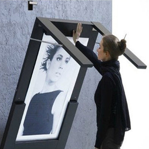 多功能壁画式折叠桌子简约隐形折叠餐桌小户型简易2家用4人吃饭桌