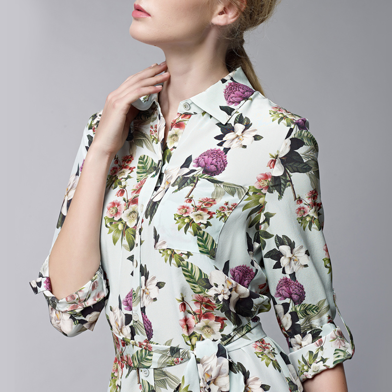 AXELLEDESOIE真丝连衣裙女2018新款大牌