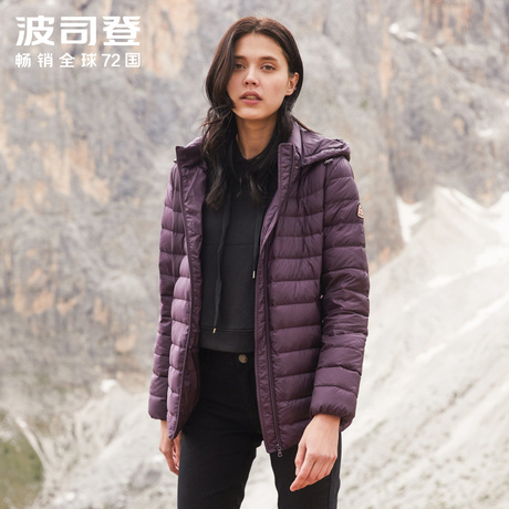 波司登女士冬羽绒服外套B80131012B轻薄薄款短款中老年女羽绒服商品大图